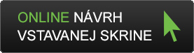 Online návrh pre vstavané skrine